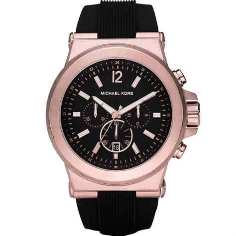 michael kors mk8184 dylan oversize-chronograph mit silikonarmband|Michael Kors chronograph.